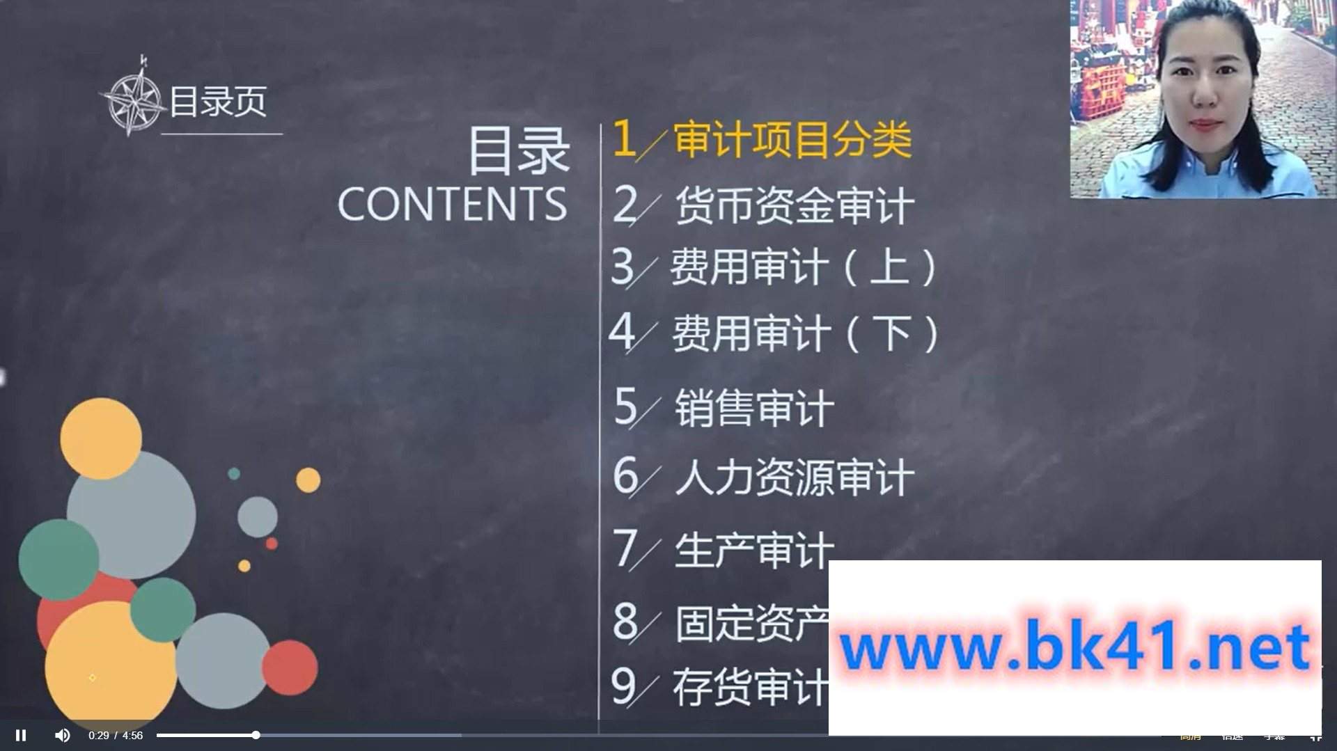 会计狮课堂沫沫：企业内审审计助理必修课（视频）-不可思议资源网