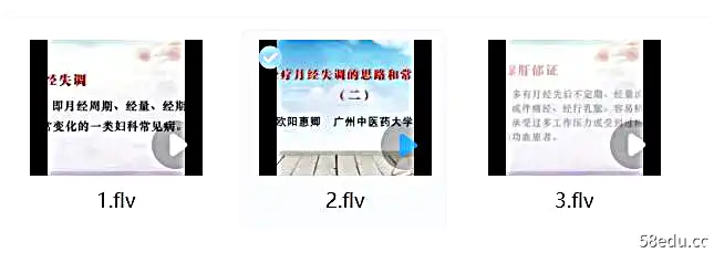 66治疗月经失调的思路和常用方法：欧阳慧卿-广州中医药大学（全3讲·完整版）-不可思议资源网