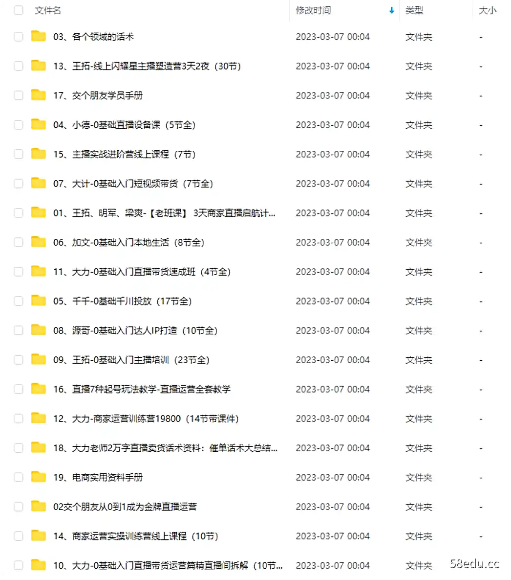 图片[9]-交个朋友课程直播课基础入门千川运营闪耀星主播商家训练营教程|百度网盘下载-不可思议资源网