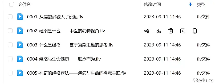 66走进经络的世界-上海中医药大学【徐平】（5讲完整版）-不可思议资源网