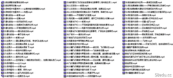 自学航拍全套教程|百度网盘下载-不可思议资源网