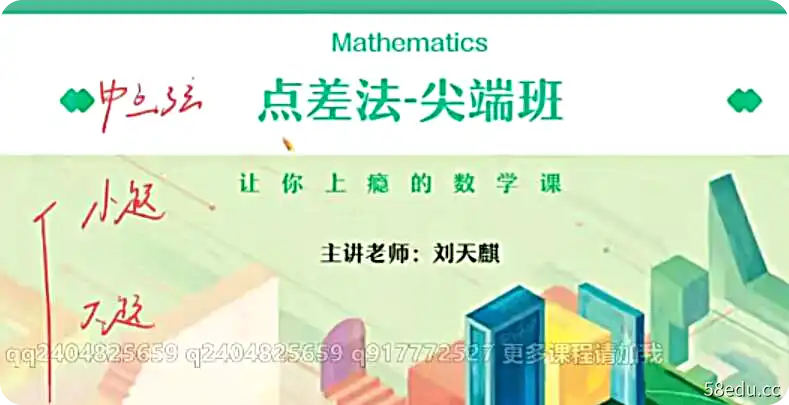 2022作业帮高二数学刘天麒秋季班|百度云网盘-不可思议资源网