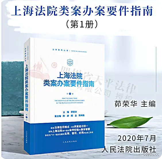 【PDF】上海法院类案办案要件指南 1册 茆荣华|百度网盘下载-不可思议资源网