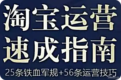 淘宝运营快速指南·81条军规-第一图-小斌