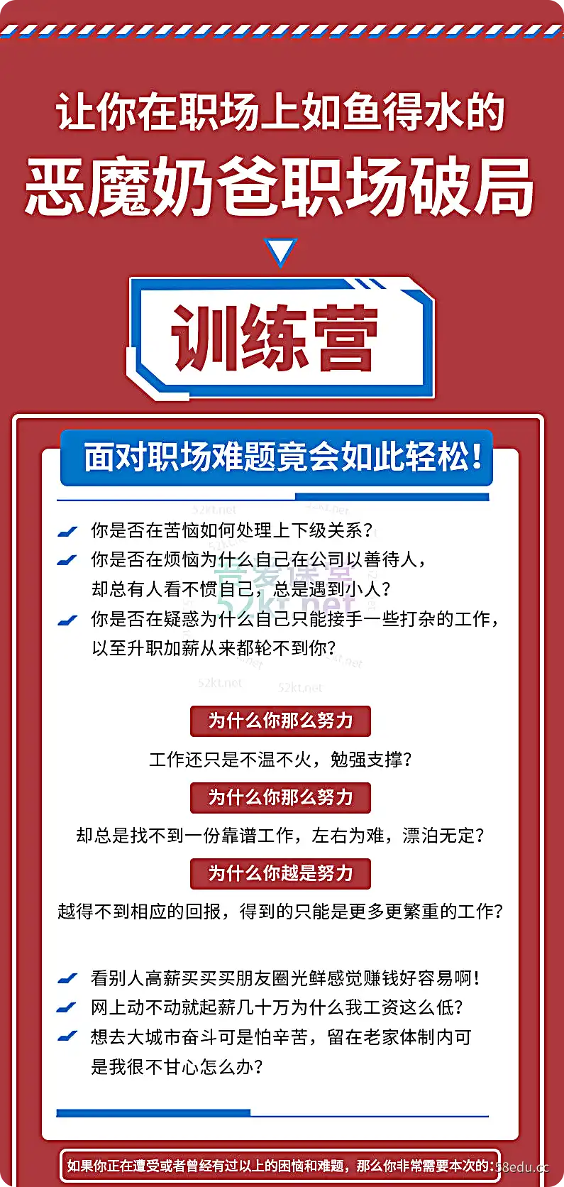 魔鬼爸爸职场突破训练营1.0价值499元培训·推广第三期