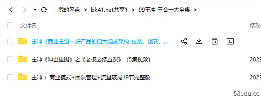 图片[2]-王冲商业模式团队管理流量破局2022讲商业模式抖音199视频课程|百度网盘下载-不可思议资源网